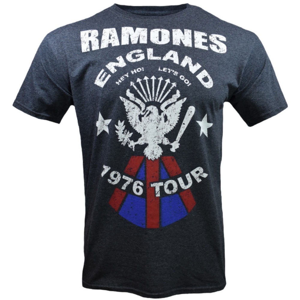 The Ramones England 1976 Tour Punk Rock Tee